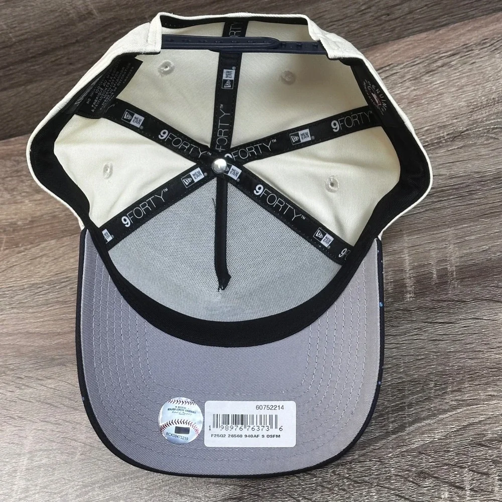 New Era Chicago White Sox Hat Mens 9FORTY Snapback Speckle Cream Splatter NEW